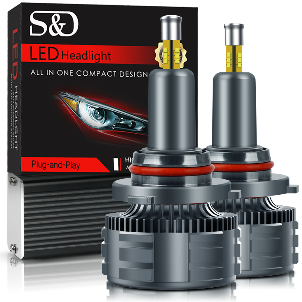 Led Žárovky S&d HIR2 9012 160W 360° Slim 25000LM Silné Can