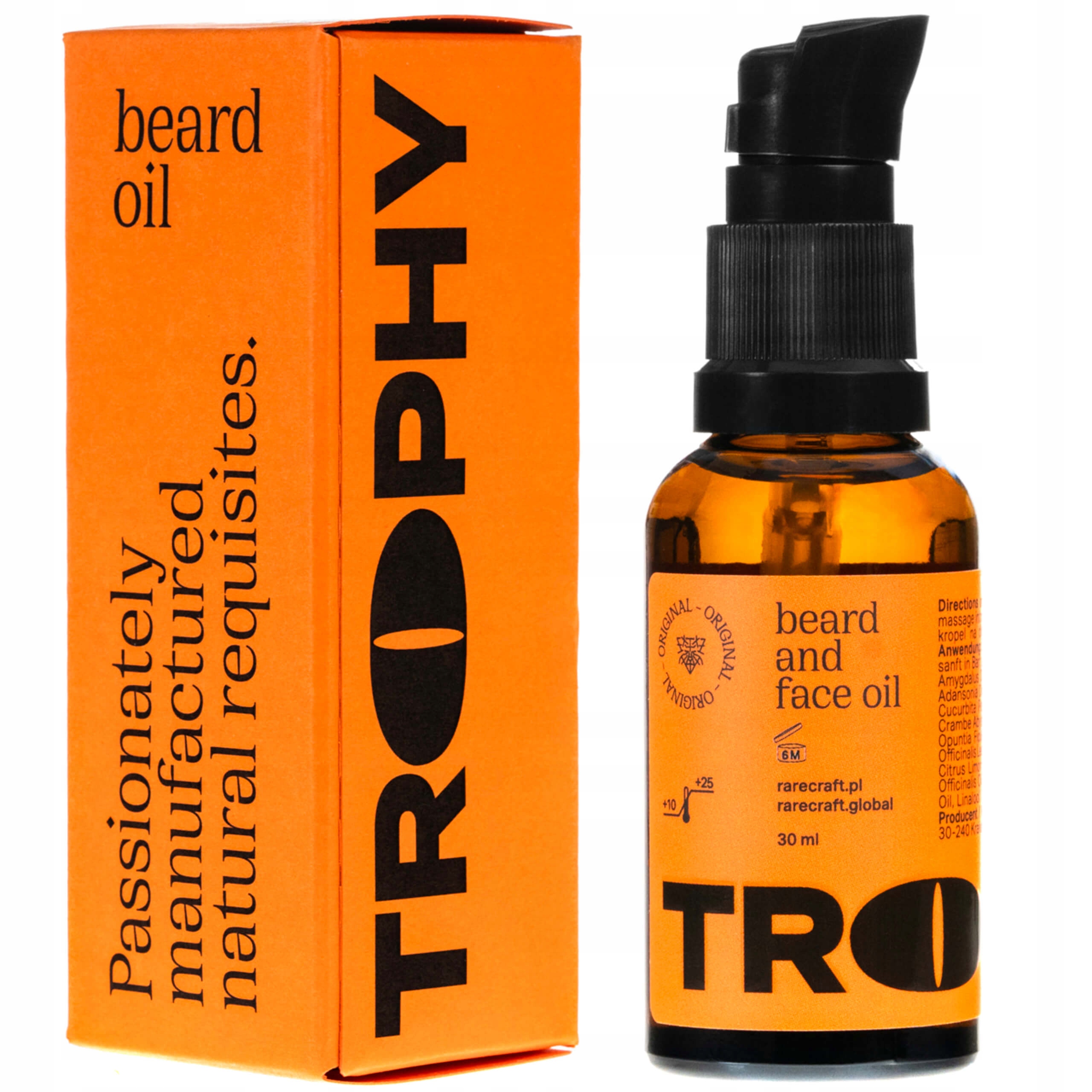 RareCraft Olej na vousy Trophy Beard Oil 30 ml