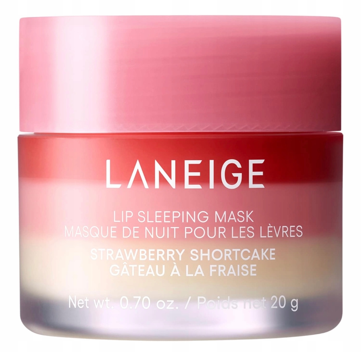 LANEIGE Lip Sleeping Mask Strawberry Shortcake maska regenerująca usta 20g