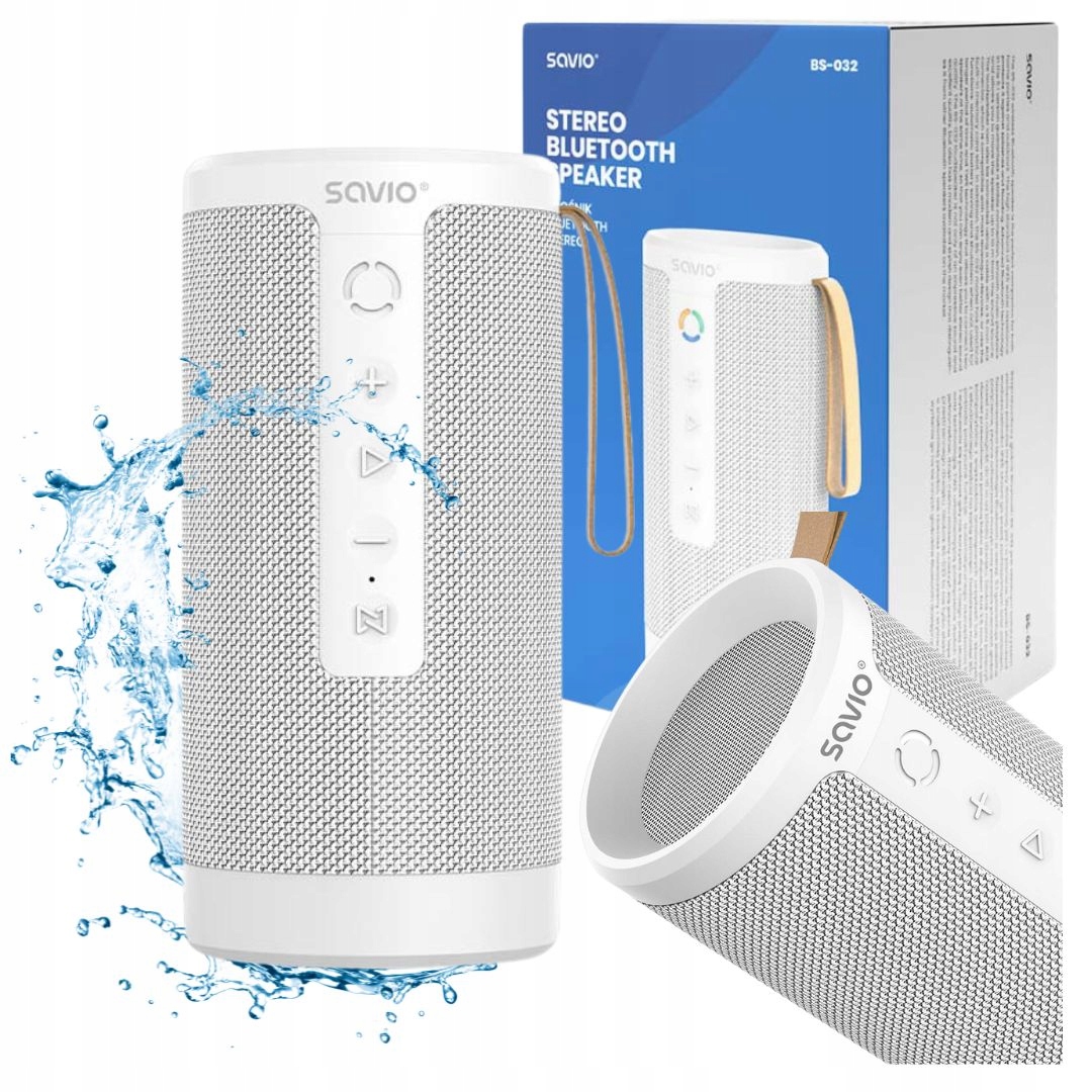 Přenosný bezdrátový Bluetooth reproduktor Usb Sd Aux Savio BS-032 2×5W 8,5h