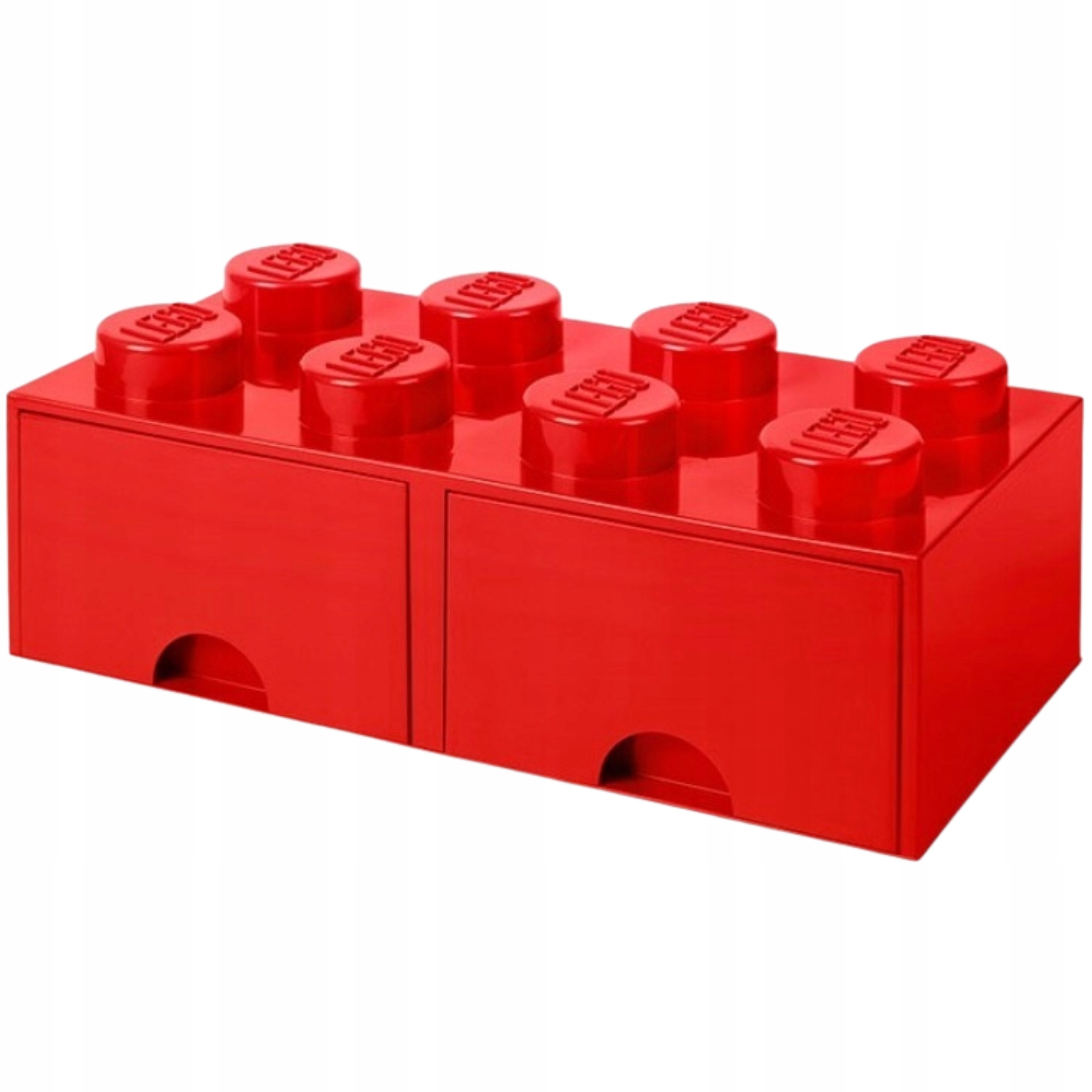 Plastová krabice Lego Šuplík Tvar kostky Lego Červená 50x25x18
