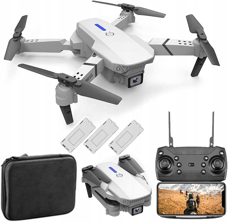 

Dron 4K 2KAMERY 3X Długa Żywotność Baterii LS-E525