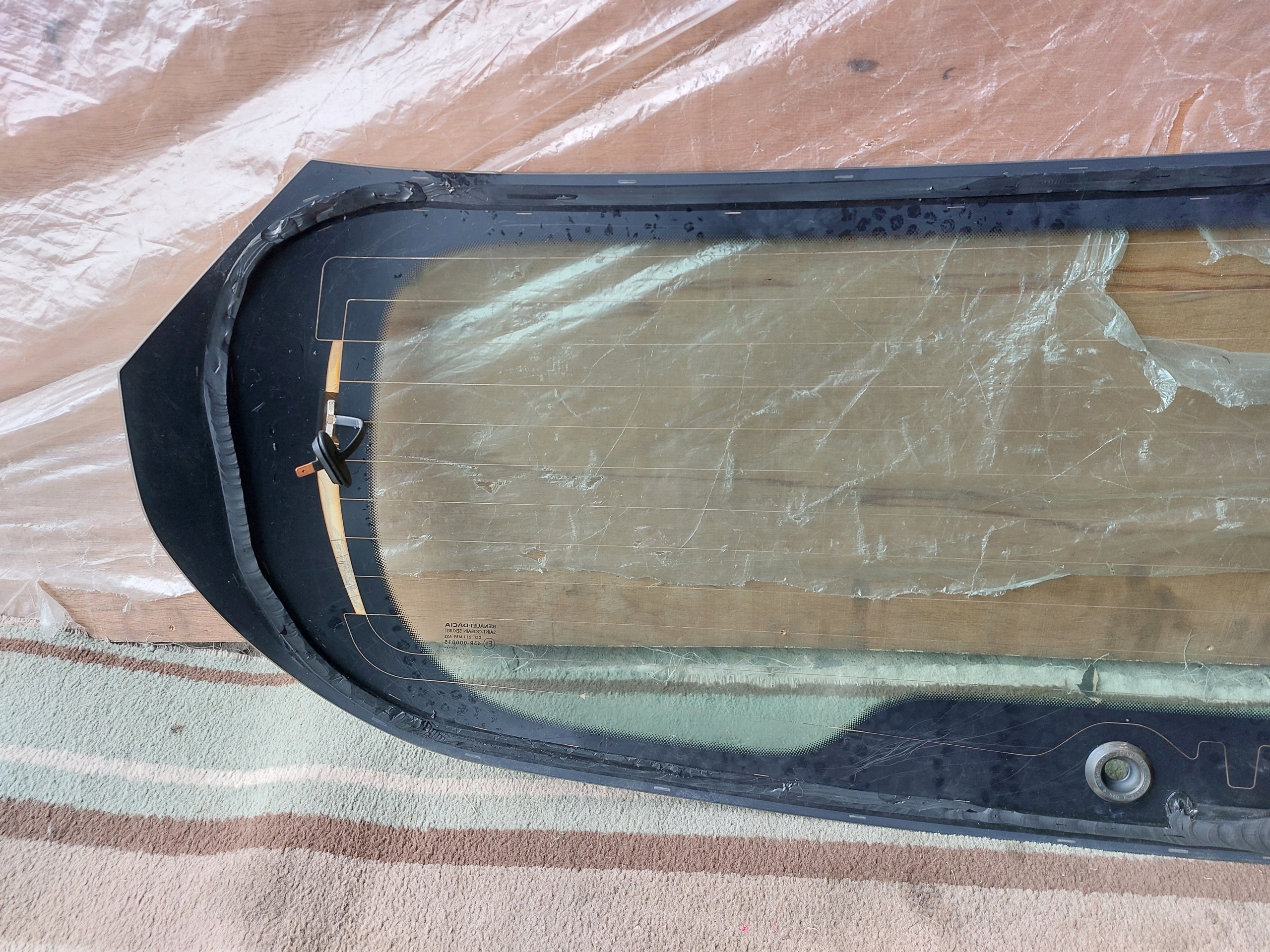 window bonnet rear part DACIA SANDERO STEPWAY III 21r