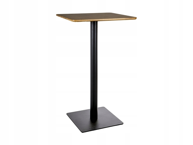Barový stôl BT-006 dub artisan/čierny 60x60 cm Sig