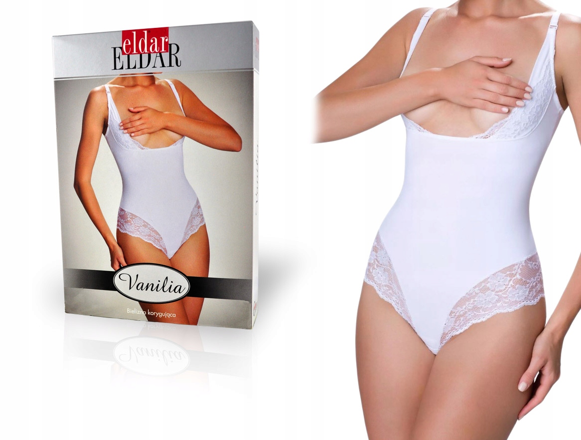 

body korygujące Eldar Vanilia , Białe , M