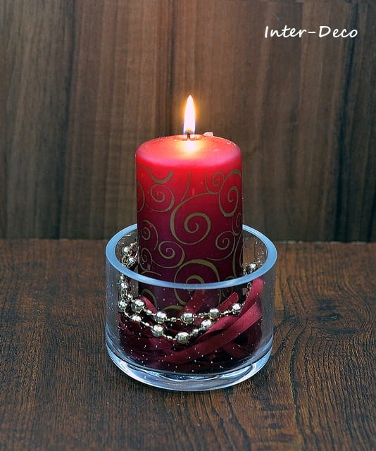 Szklana miska miseczka dipy sosy Świecznik Wazon Pojemność 0.2 l