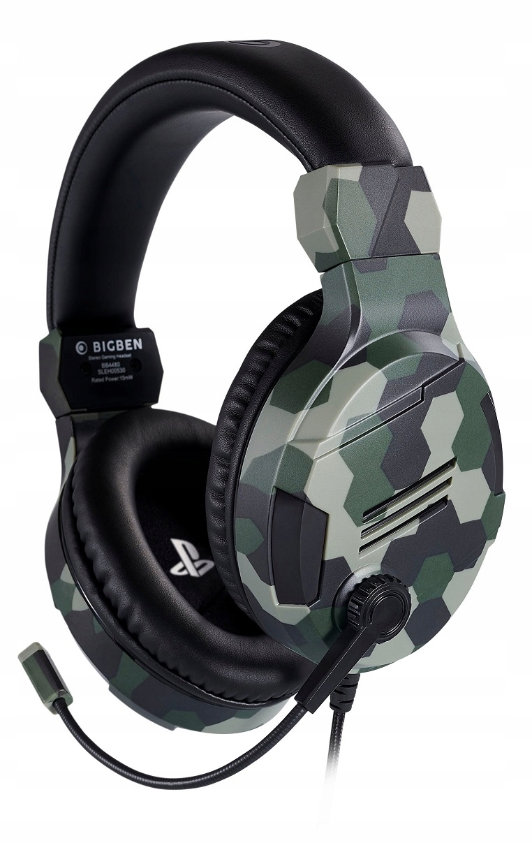 

Big Ben Słuchawki PS4 PS5 Camo Green na lic. Sony