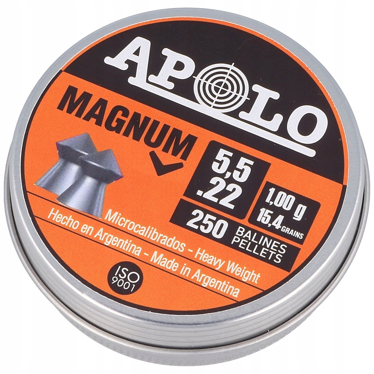 Śrut Hunter Apolo Magnum Heavy 1.00 g 15.40 gr Kaliber 5.5 mm 250 szt.