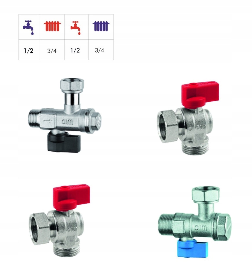 Sada ventilov pre kotol 2-f Somee 3/4''