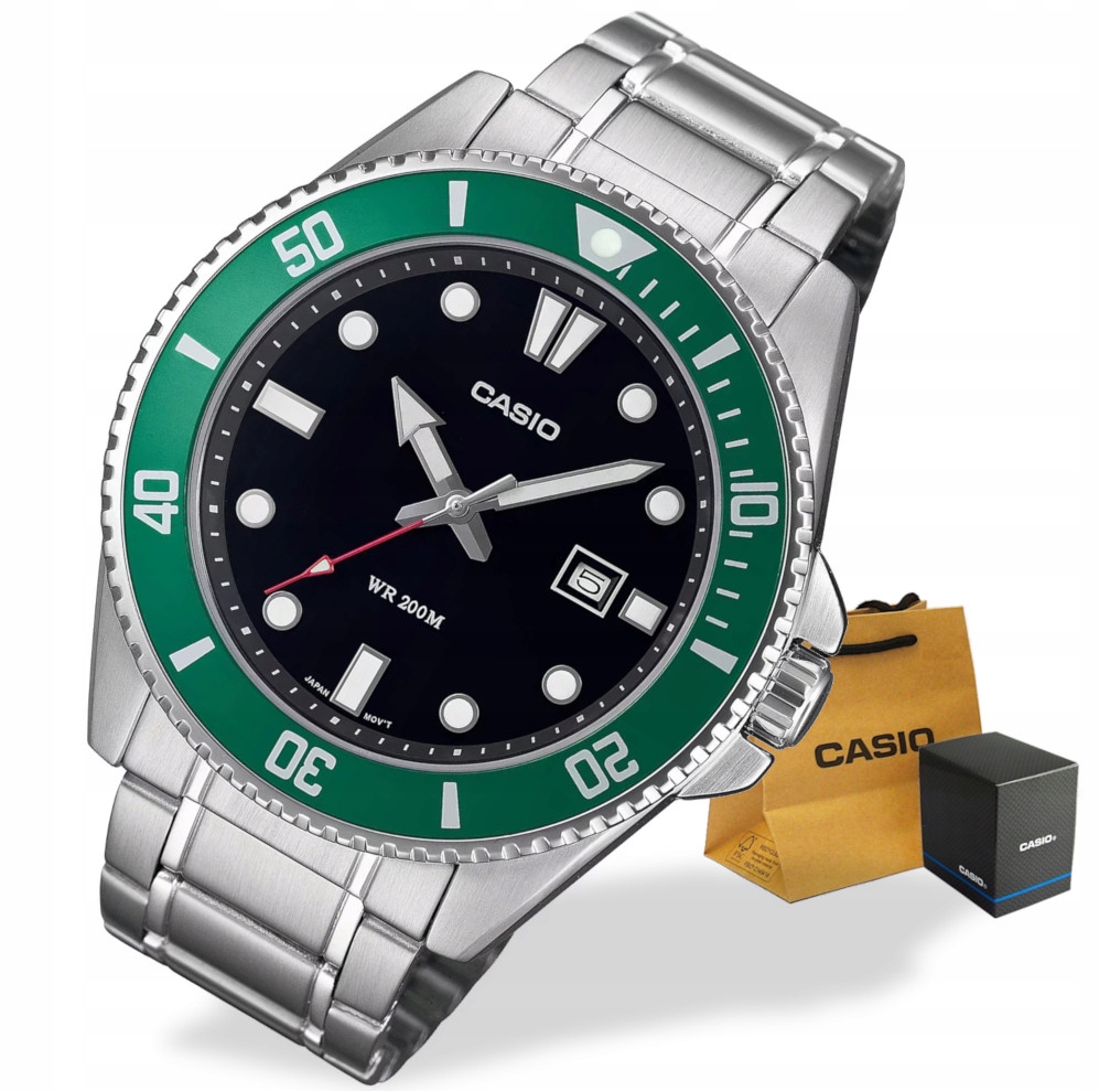 Sportovní pánské hodinky Casio MDV-107D WR200 +Box s kabelkou Gravírování bonus