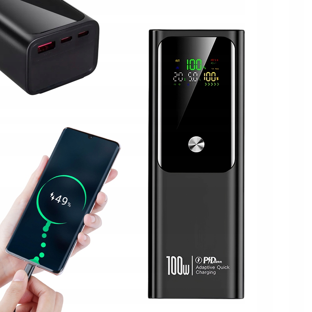 Power Bank Silný Rychlý Prostorný 20000MAH Usb-c Usb-a Pd 22.5W Bezpečný