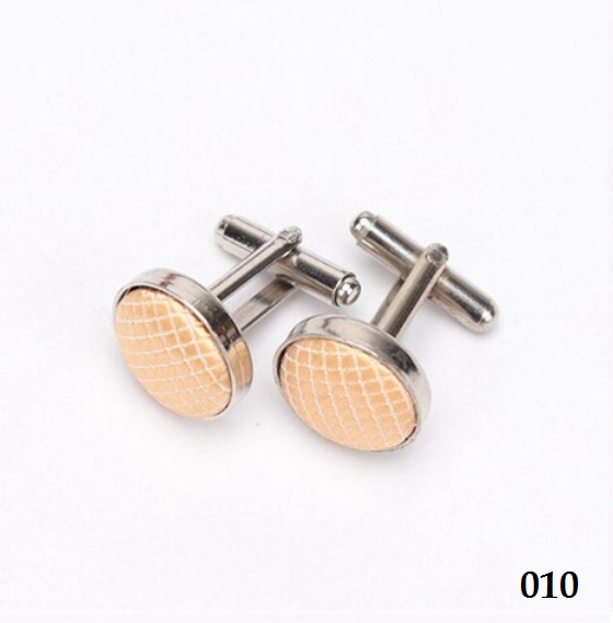 Spinki do mankietów / koszuli czerwone Materiał mosiądz