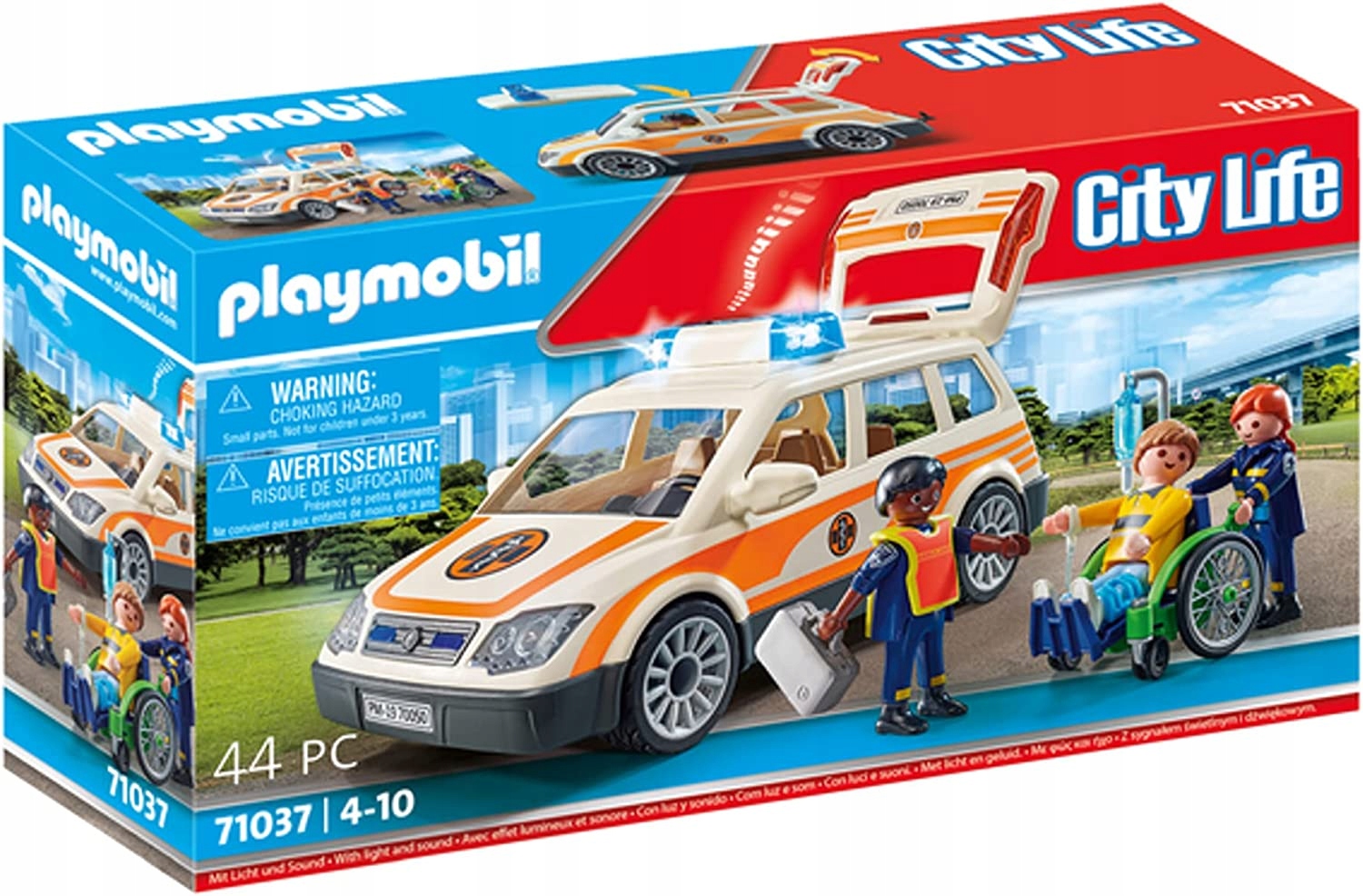 PLAYMOBIL SAMOCHÓD POGOTOWIA RATUNKOWEGO 71037