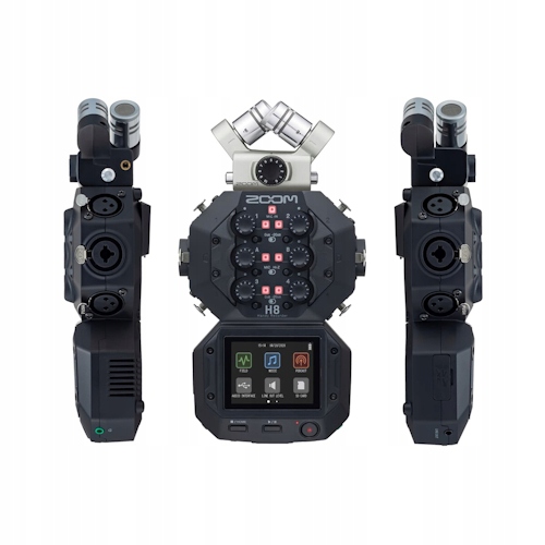 Zoom H8 Ms Pack Le zestaw, 12-kanałowy cyfrowy rejestrator, kapsuły