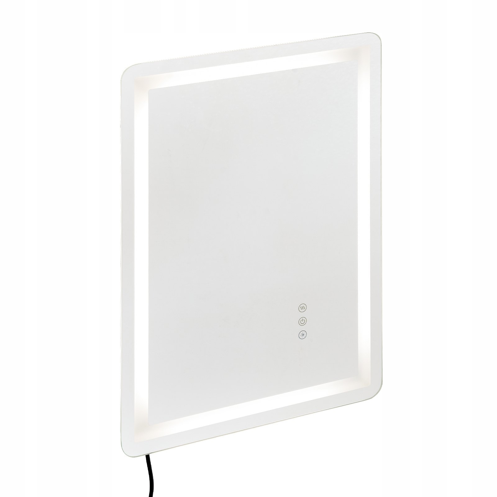 Zrcadlo do koupelny 50 x 70 cm s podsvícením a funkcí Anti-Fog