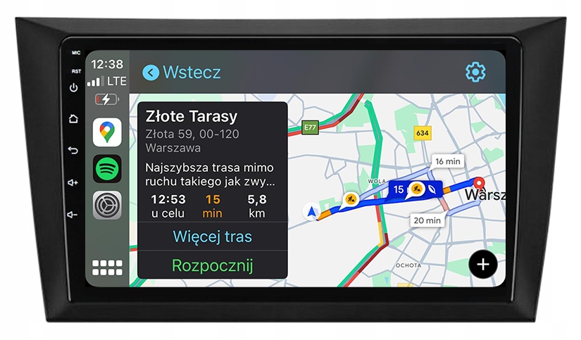 Vw Golf 6 2008-2013 Android Carplay Rádio Navigace 8GB/128GB Dsp