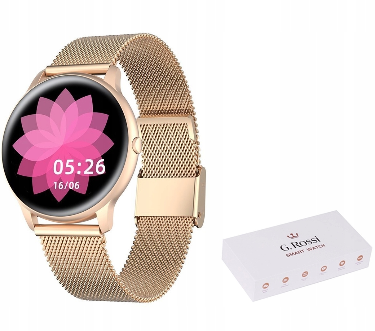 

Wyjątkowy Damski Smartwatch Gino Rossi Rose/gold