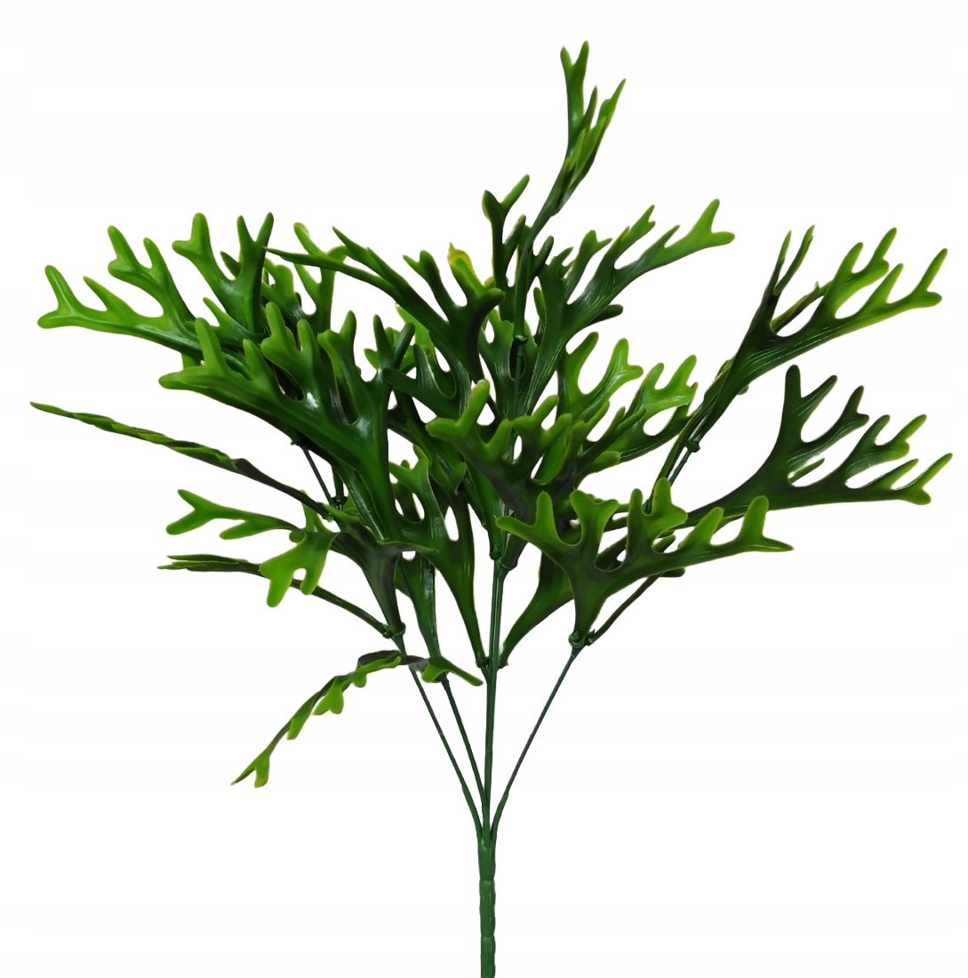 

Łosie Rogi gałązka zielona sztuczna Liście 38 cm