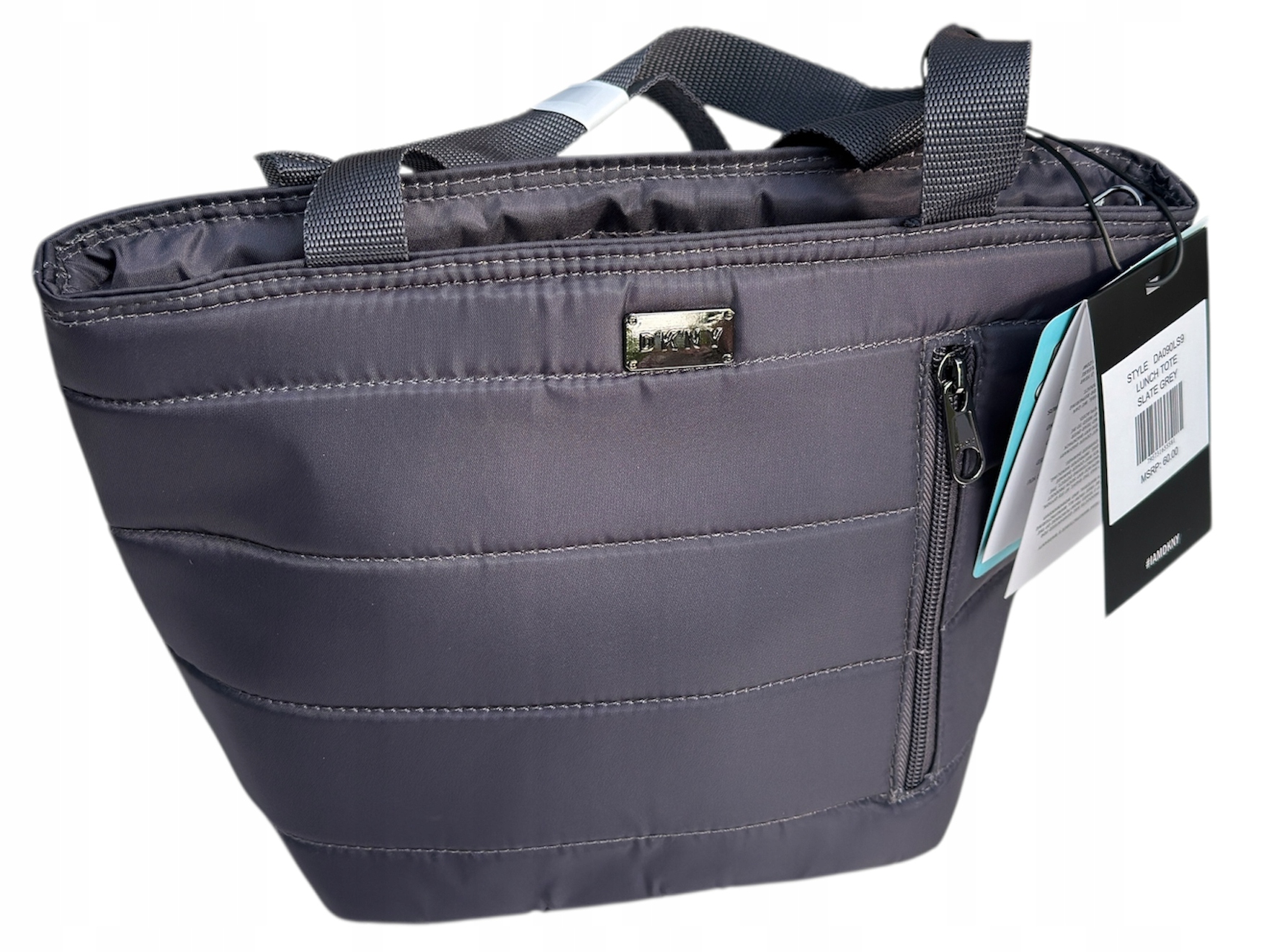 Termotaška Dkny série Lunch Tote Slate Grey (grafit) 3L