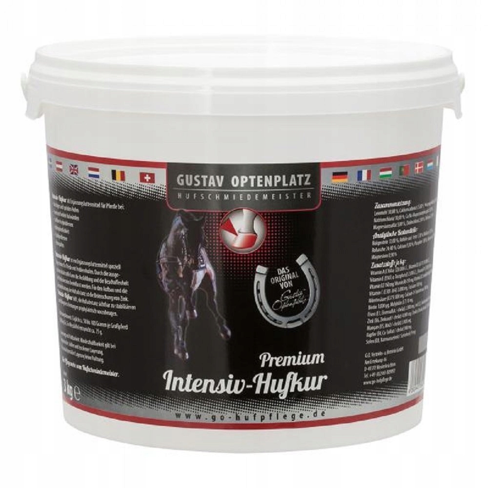 Go Premium Intensiv Hufkur wspiera zdrowe kopyta dla koni horse 3 kg