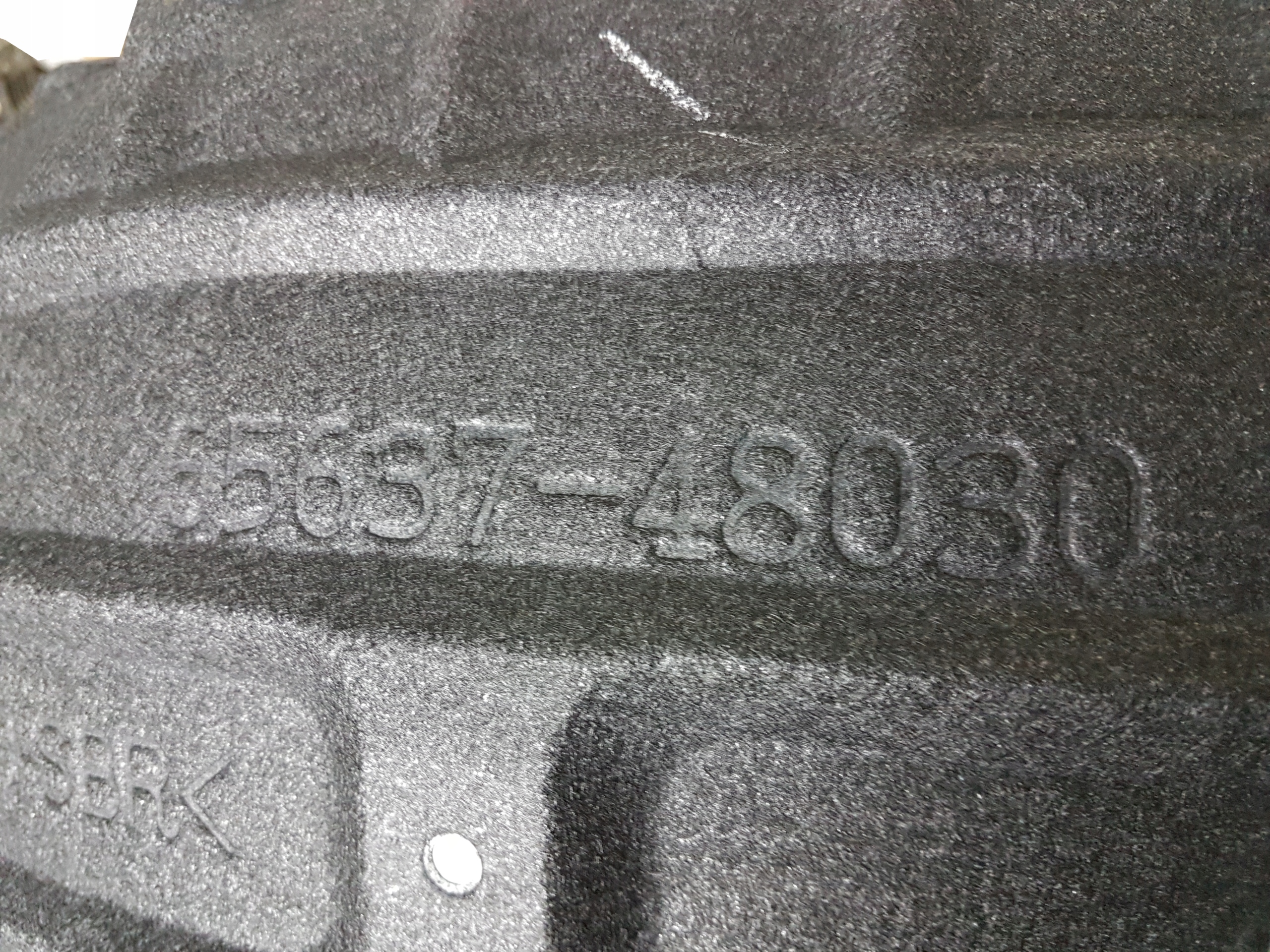 LEXUS RX 08-15 NADKOLE WYGŁUSZENIE BŁOTNIK TYŁ P Numer katalogowy oryginału 65637-48030