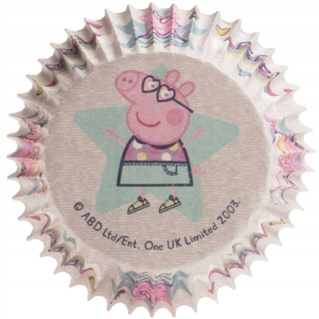 

Foremki muffinki Babeczki pepa Świnka Peppa 25 szt