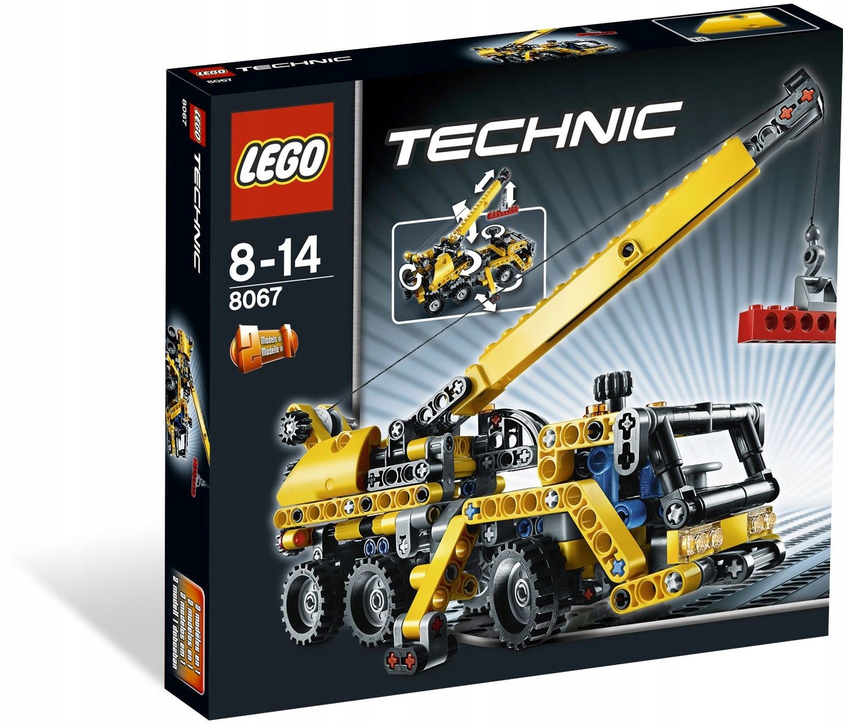 Lego 8067 Technic Mały mobilny żuraw