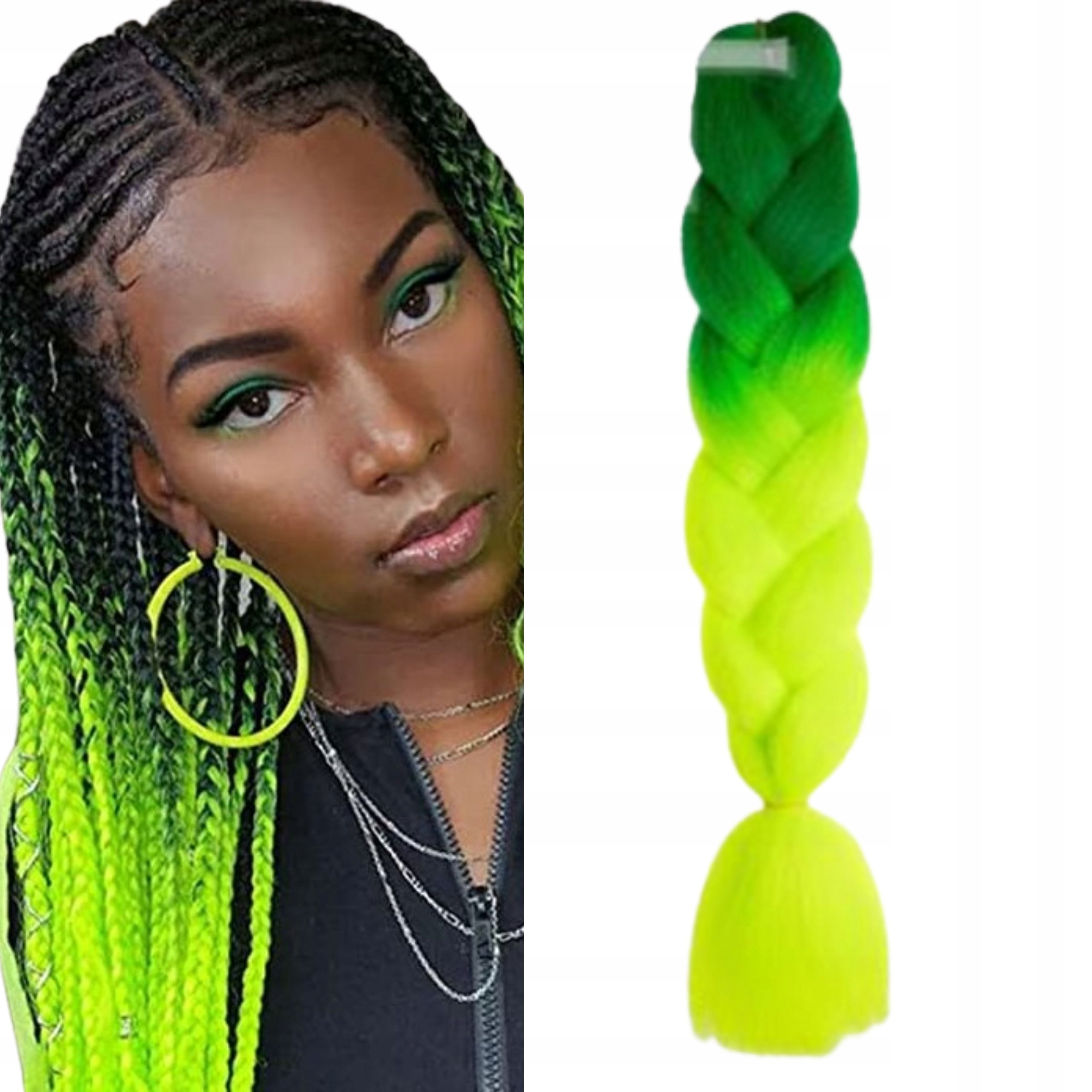 

Włosy Syntetyczne Na Warkoczyki Ombre Kolorowe MIX