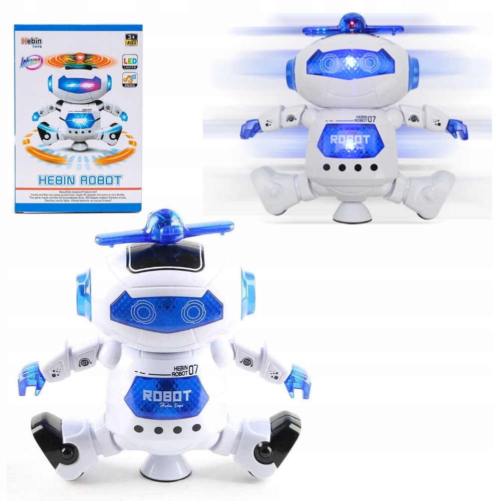 

Interaktywny Robot Tańczący 360 Światło Dźwięk