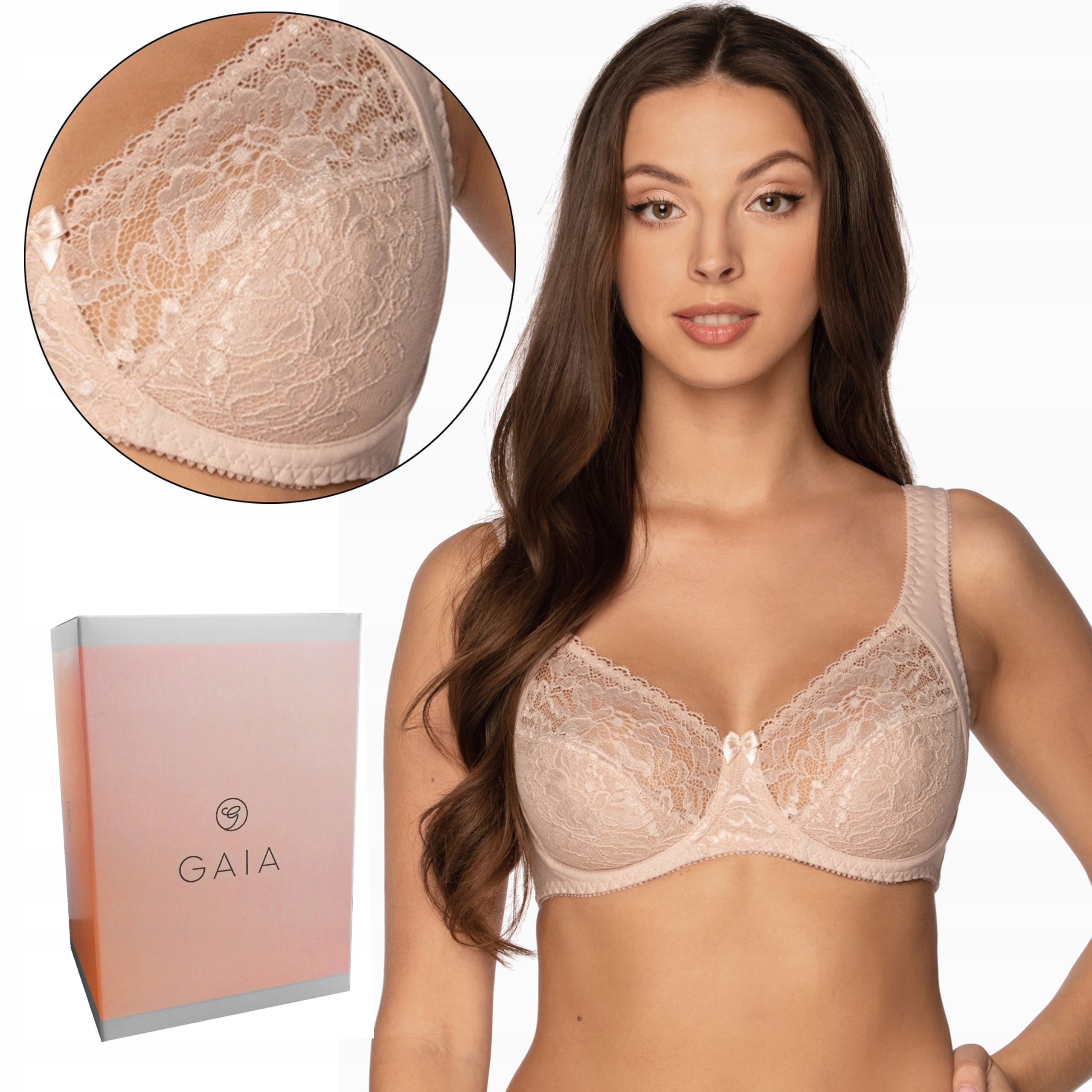 

Miękki biustonosz Gaia 1160 Arabela Beż soft 80G