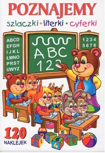 

Poznajemy szlaczki literki cyferki 120 naklejek