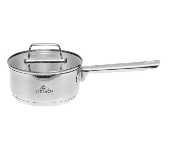 GARNKI GERLACH AMBIENTE STALOWE INDUKCJA 10 CZĘŚCI Linia Ambiente