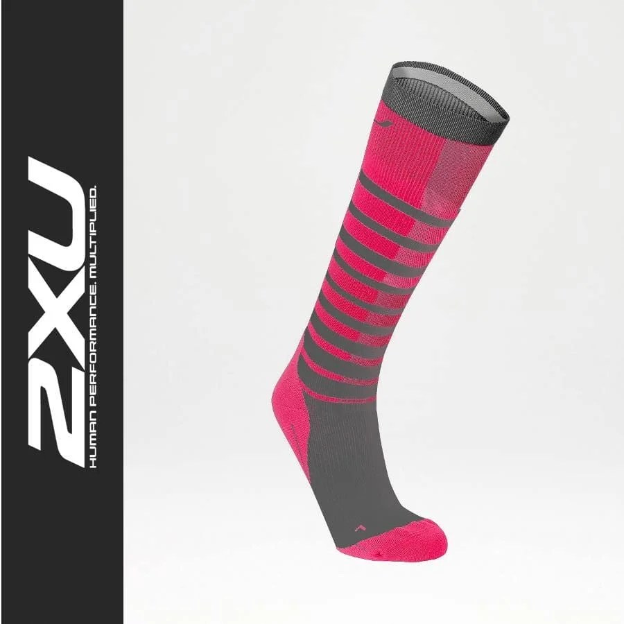 Skarpetki Kompresyjne 2XU Striped Run Chp/gry M