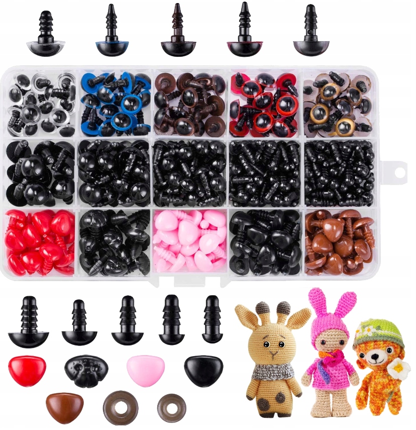 560KS Oči Očka Bezpečnostní Pro Maskota 6-12MM