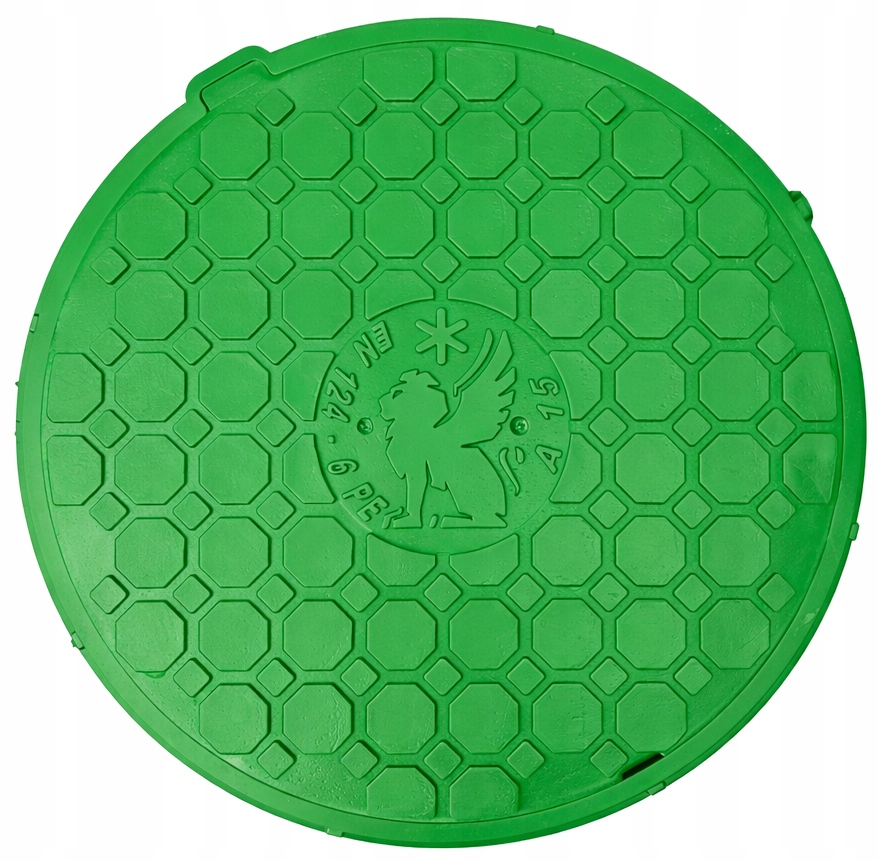 Kryt poklopu pro studniční septik Ø500 A15 Zelený BabylonPlast Polský