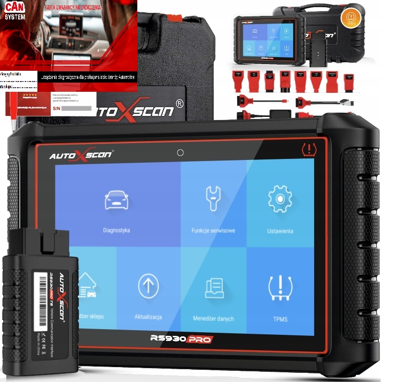 Diagnostický nástroj AutoXscan RS930PRO programátor tpms