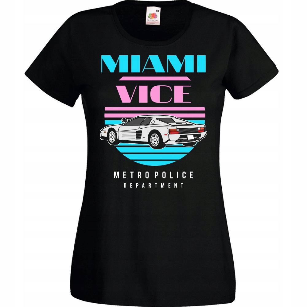 

Koszulka Miami vice auto samochód M czarna