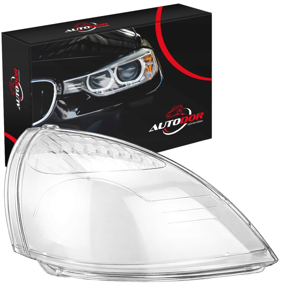 Renault Clio II 2001-2009 Stínidlo Sklo Světlometu Pravé Přední Lampy