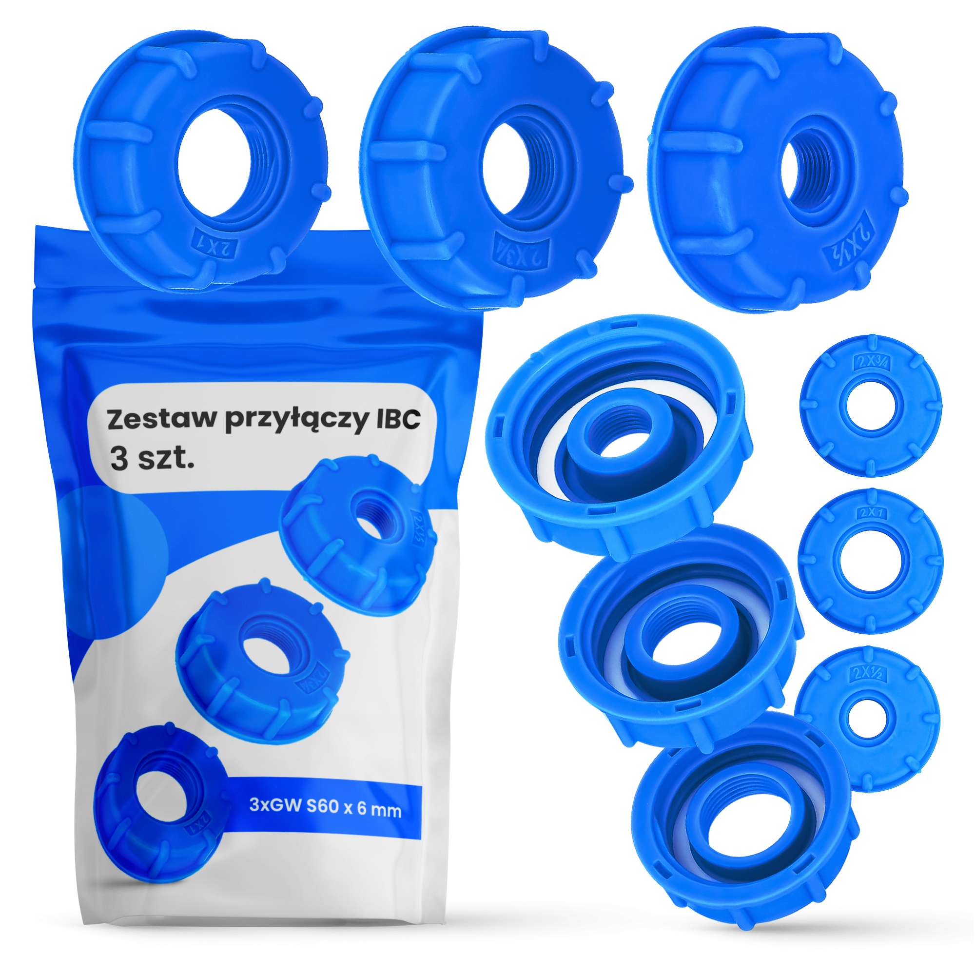 

Złącze Przyłącze Zbiornik Ibc Mauzera Zestaw 3szt.