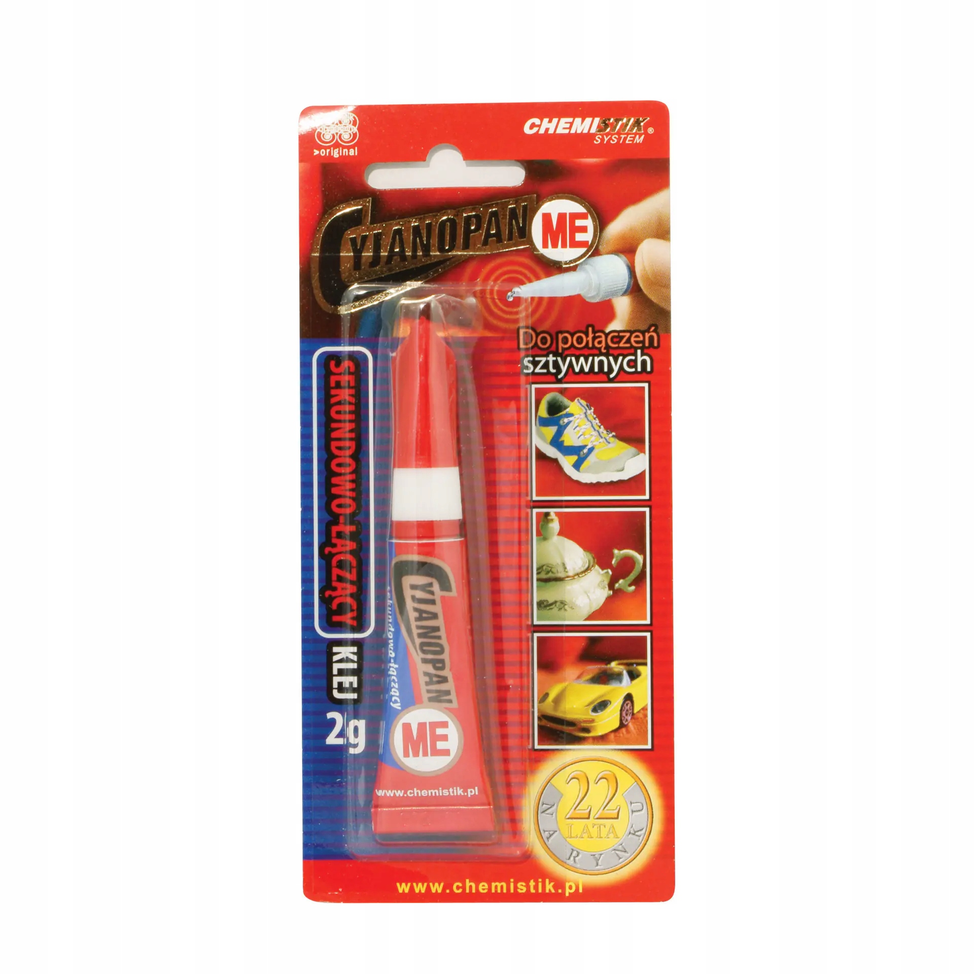 1x Klej cyjanoakrylowy Cyjanopan ME 2 g Pojemność 2 ml