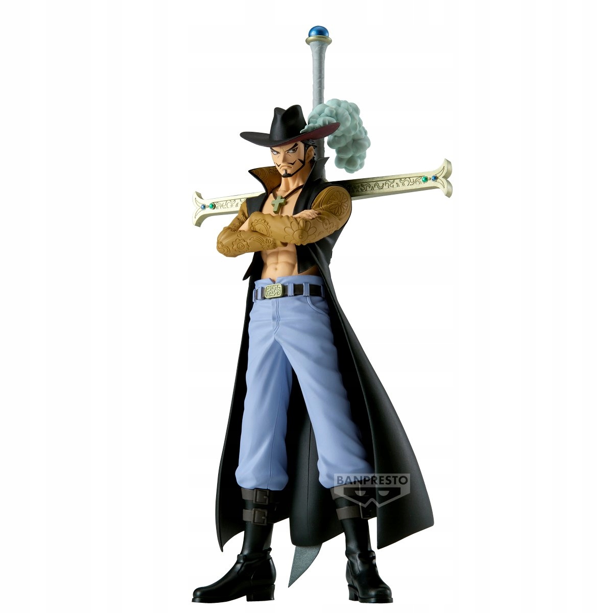 One Piece Dracula Mihawk Dodatečná figurka Dxf 17 cm