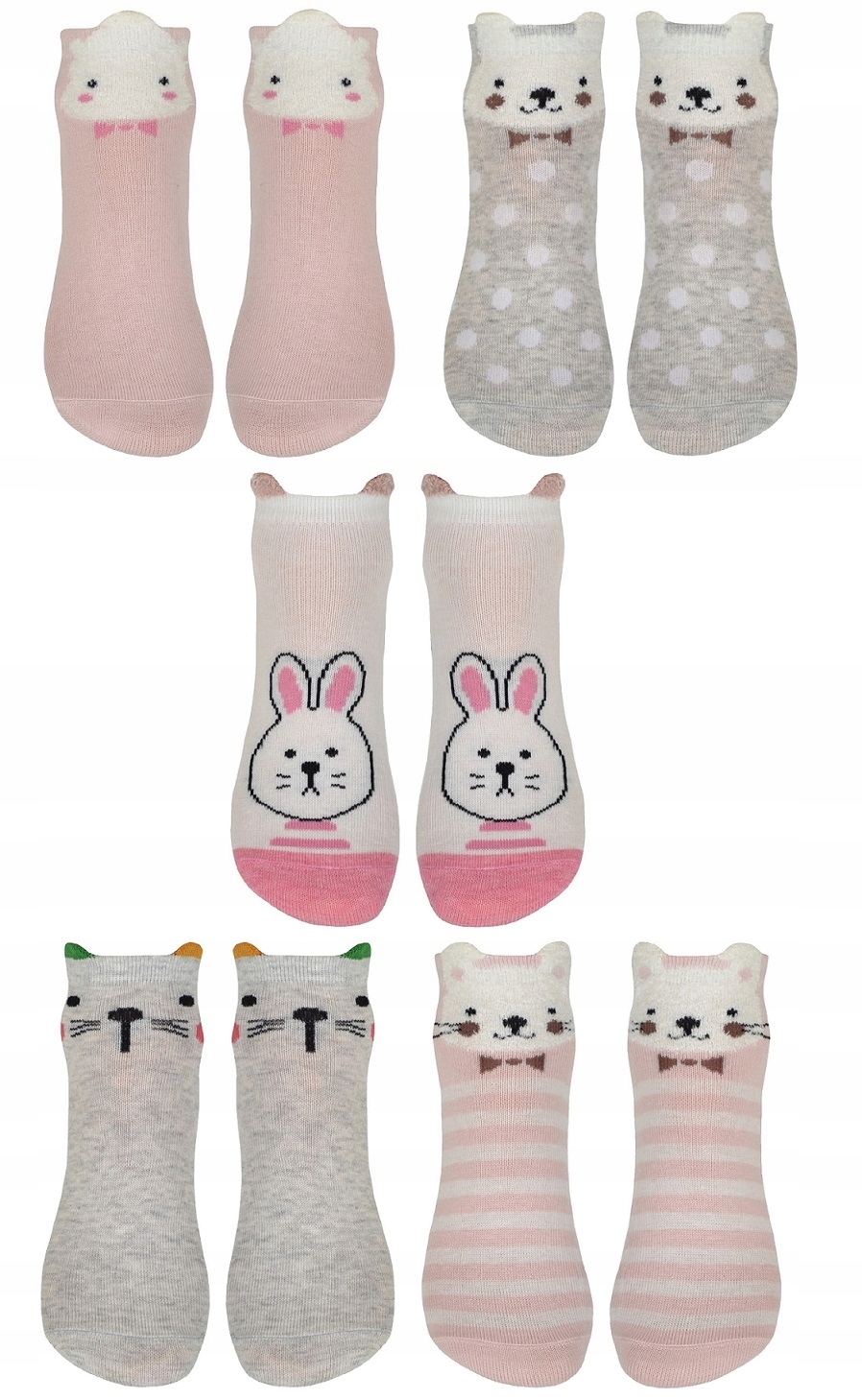 

skarpetki stopki dziecięce 5-pack 33-36
