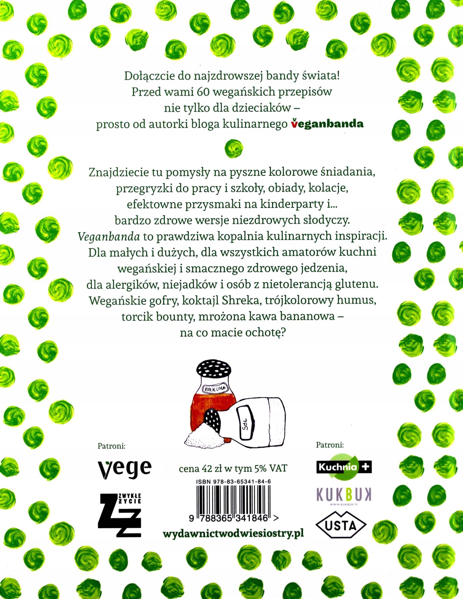 VEGANBANDA. ROŚLINNE PRZEPISY DLA MAŁYCH I DUŻYCH - Ida Kulawik [KSIĄŻKA] Stan opakowania oryginalne