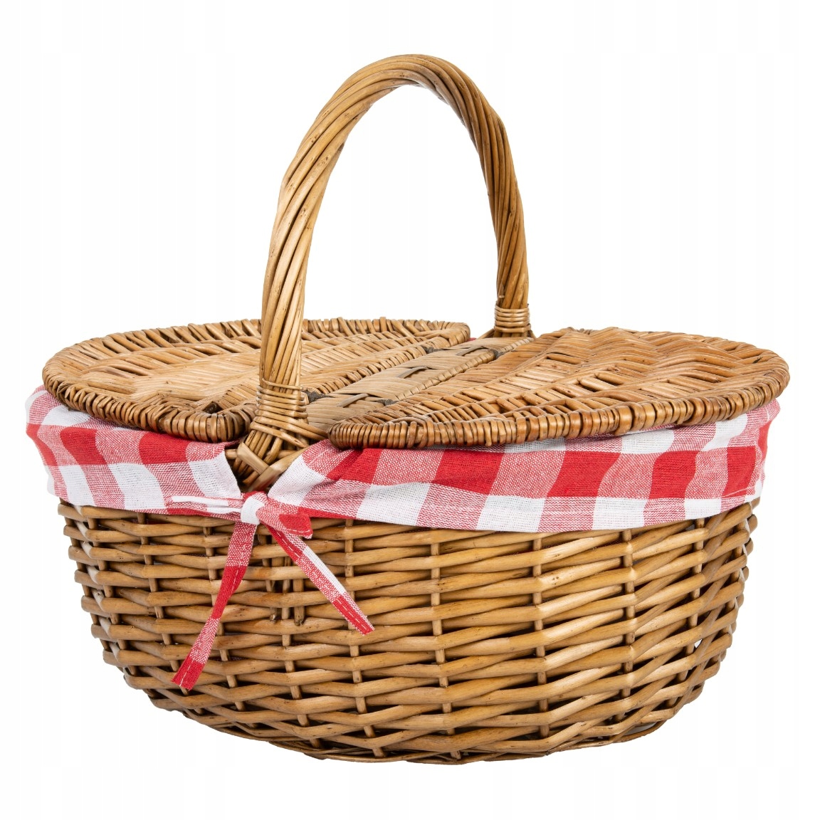 Kosz Na Piknik Koszyk Piknikowy Wiklinowy Turystyczny