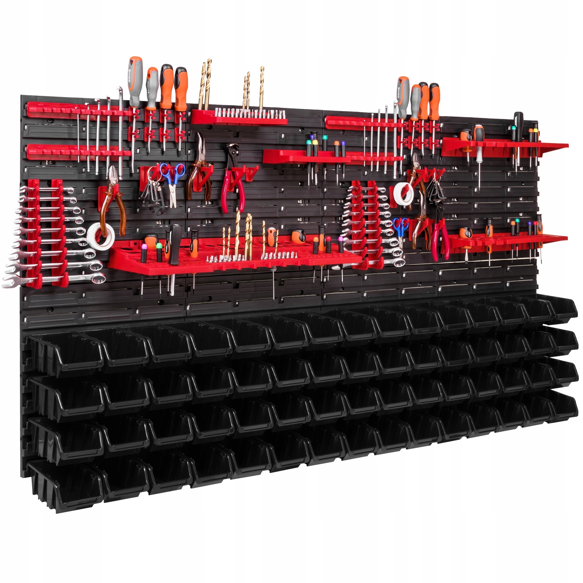 Dílenská tabule na nářadí 156 x 78 cm, stěna