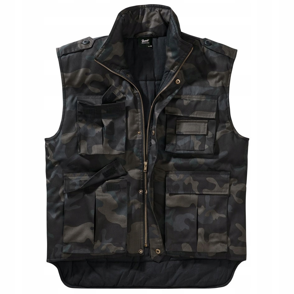 Bunda Bez Rukávů Brandit Ranger Vest Dark Camo 5XL