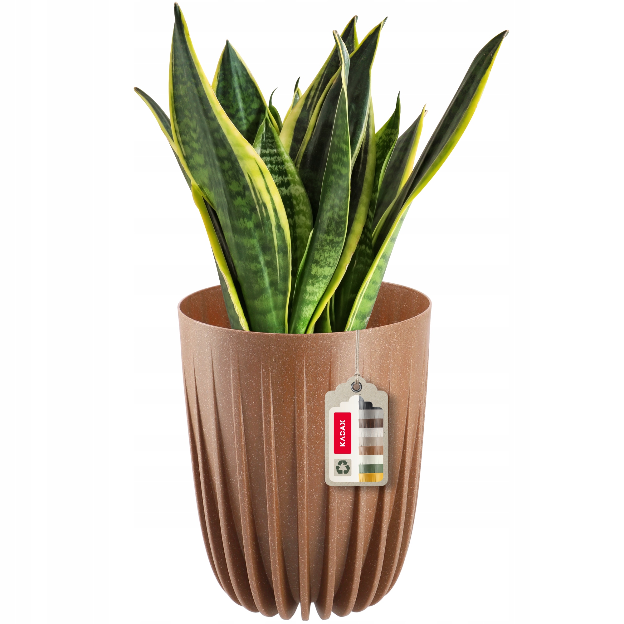 

Eko Doniczka Osłonka + Wkładka Brązowa 25x30CM