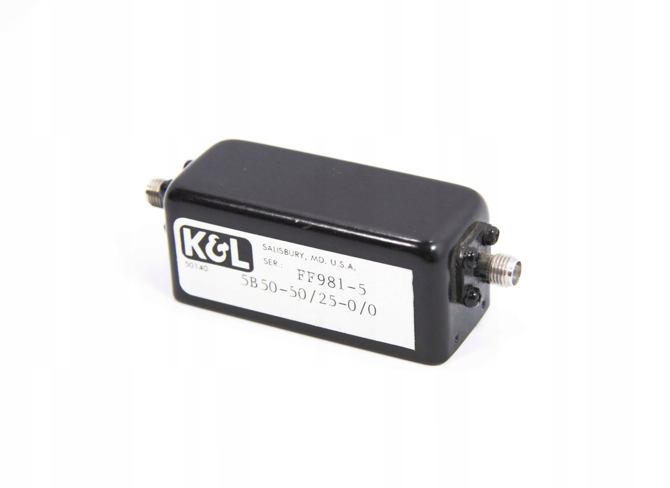 FILTR PASMOWO PRZEPUSTOWY 42-62MHz USA K&L