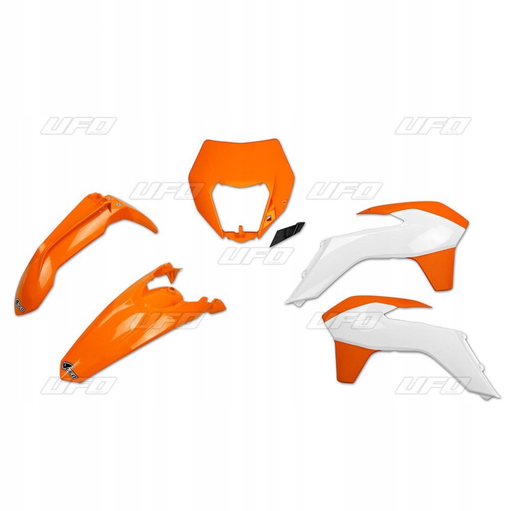 Ufo Sada Plastov Ktm Exc/exc-f '14-'16 Farba Oem '16 Oranžová/biela