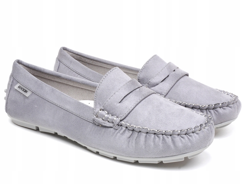 

Buty Damskie Solidne Wygodne Mokasyny Zamsz 39 sza